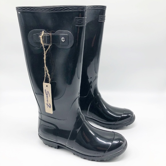 Seven7 Shoes - Seven7 British Girl Black Rain Boot